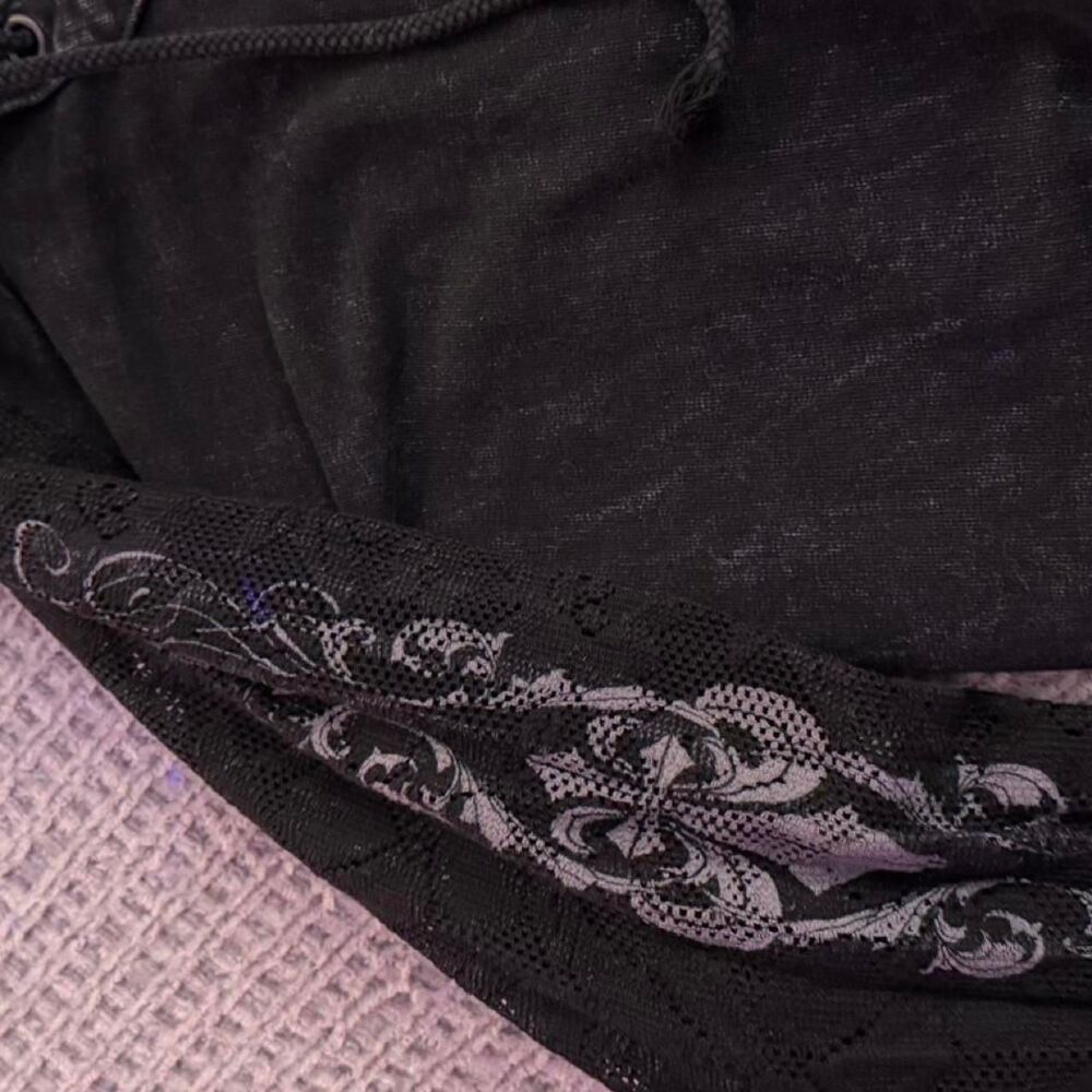 Affliction Women's Black Hoodie - Picture 6 of 8